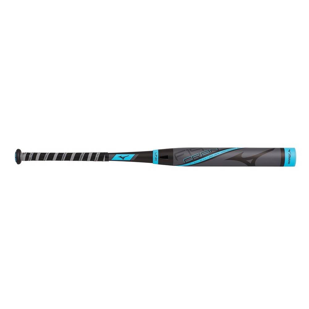 Mizuno Women's F19-CRBN2 - Fastpitch Softball Bat (-9) Black/Blue (340475-LKF)